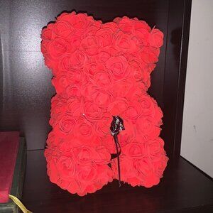 Birthday Valentines Rose Bear 🐻